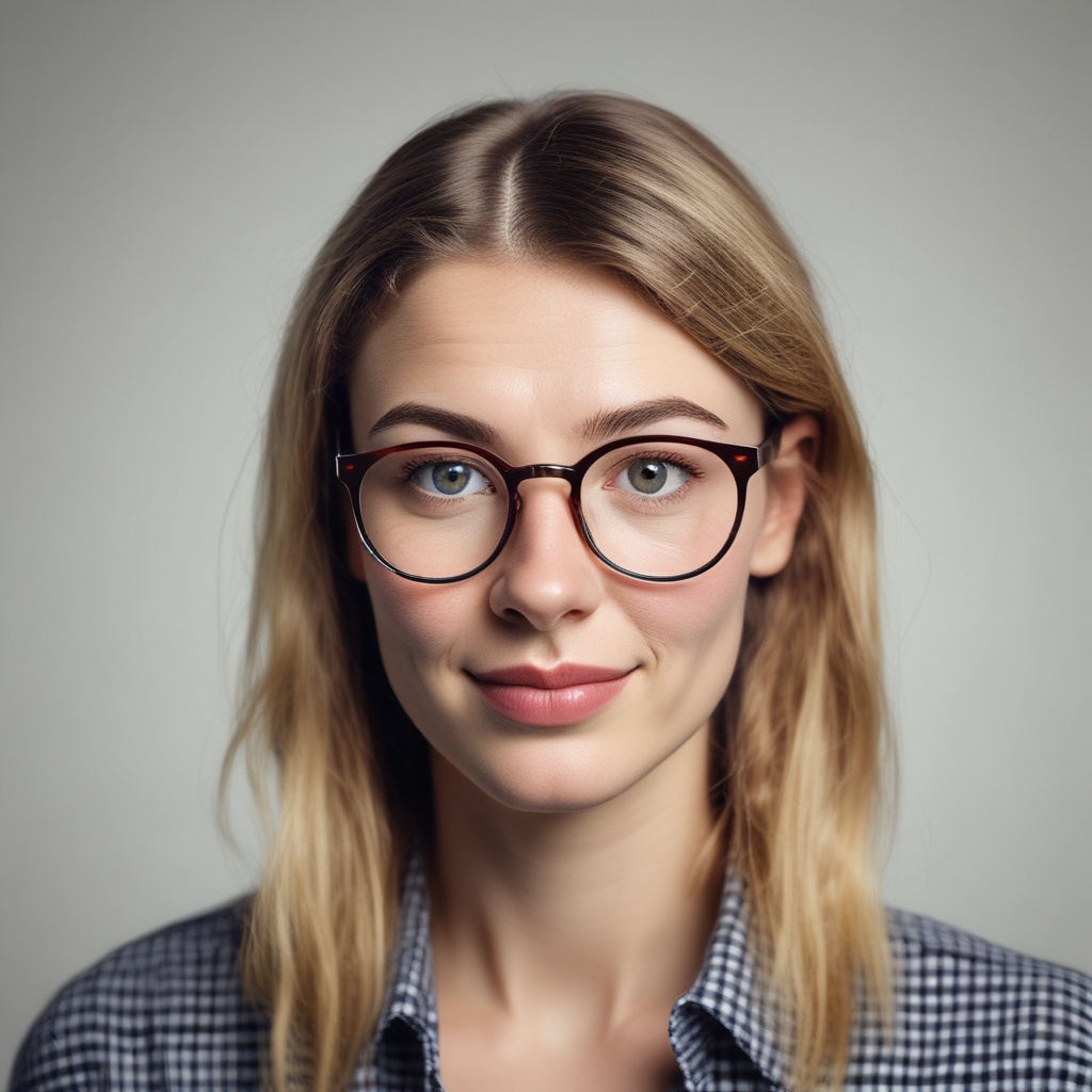 Interview 1 woman with glasses